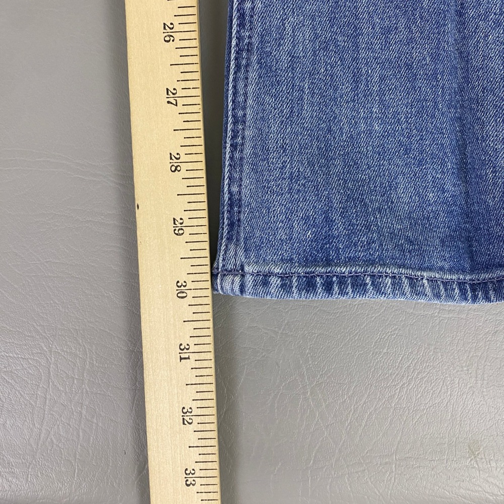 MOTHER The Runaway Weekender Jeans Women's Size 26 Flare Blue Distressed Denim - Picture 12 of 15